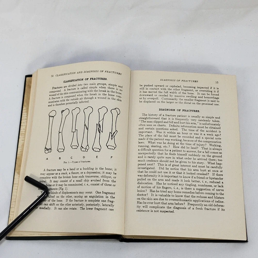 1947 A Manual of Fractures and Dislocations Barbara Stimson 2nd Ed Medical Book